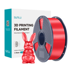 View product Sunlu PLA+ Silk Filament (Red)