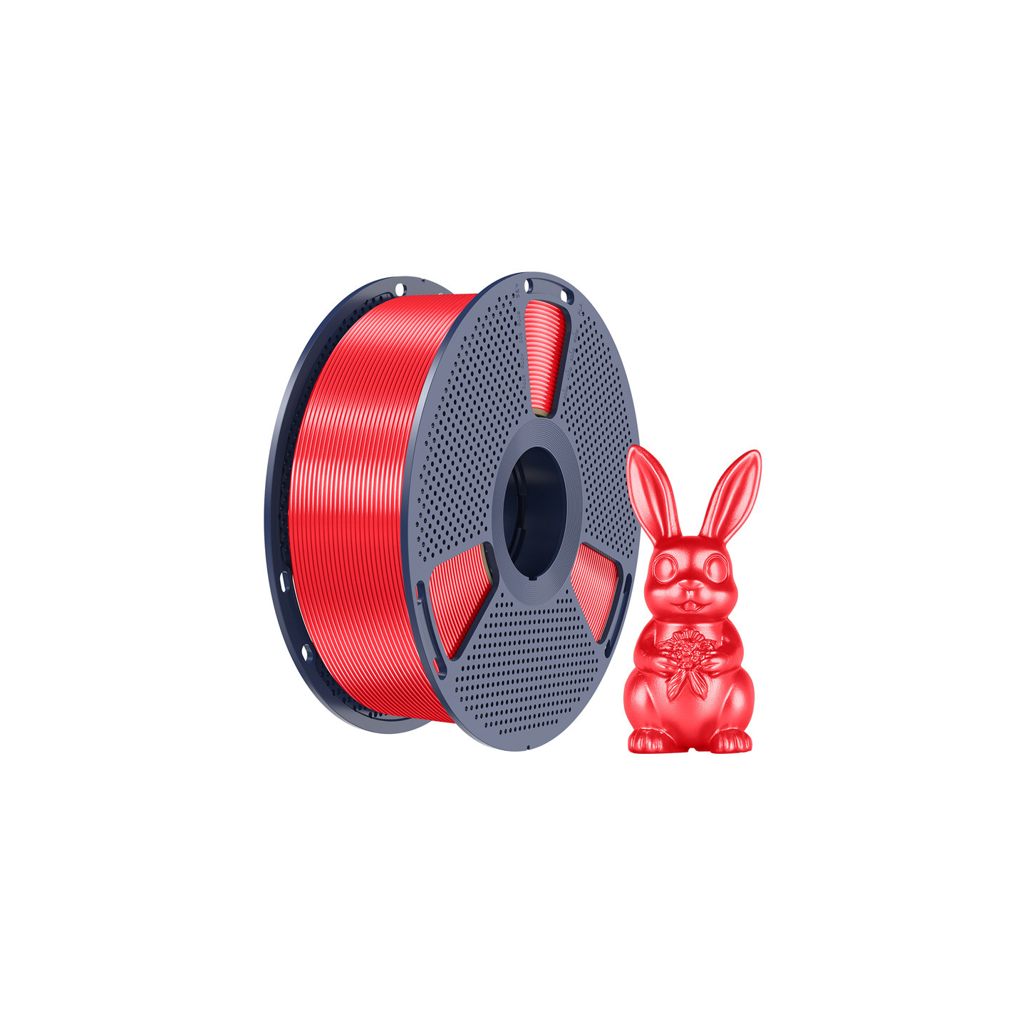 Sunlu PLA+ Silk Filament (Red)