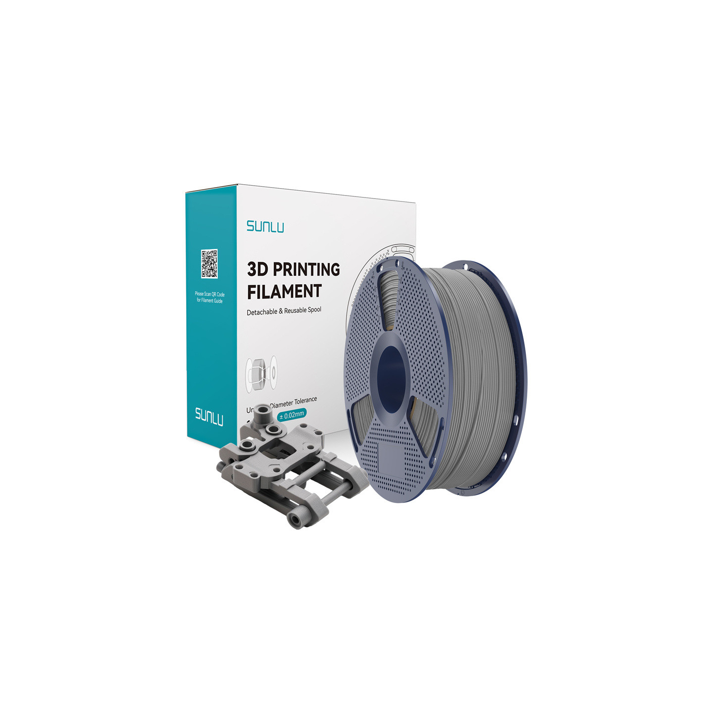 Sunlu ABS Filament (Gray)