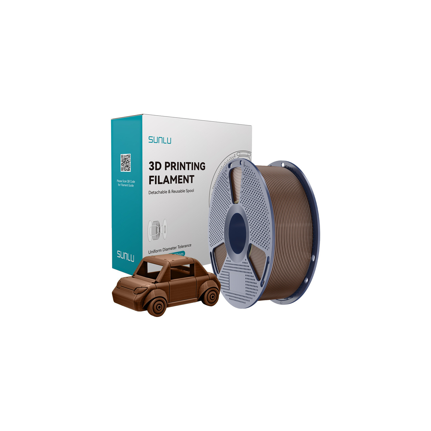 Sunlu Filament PETG Coffee Brown