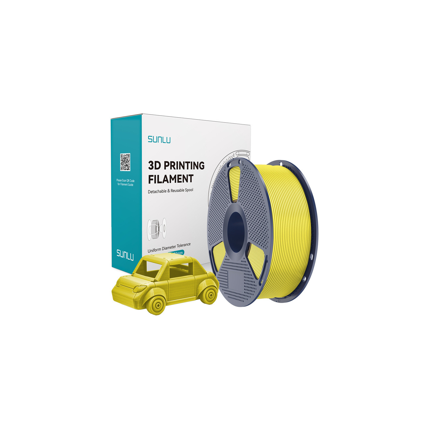 Sunlu PETG Filament (Yellow)