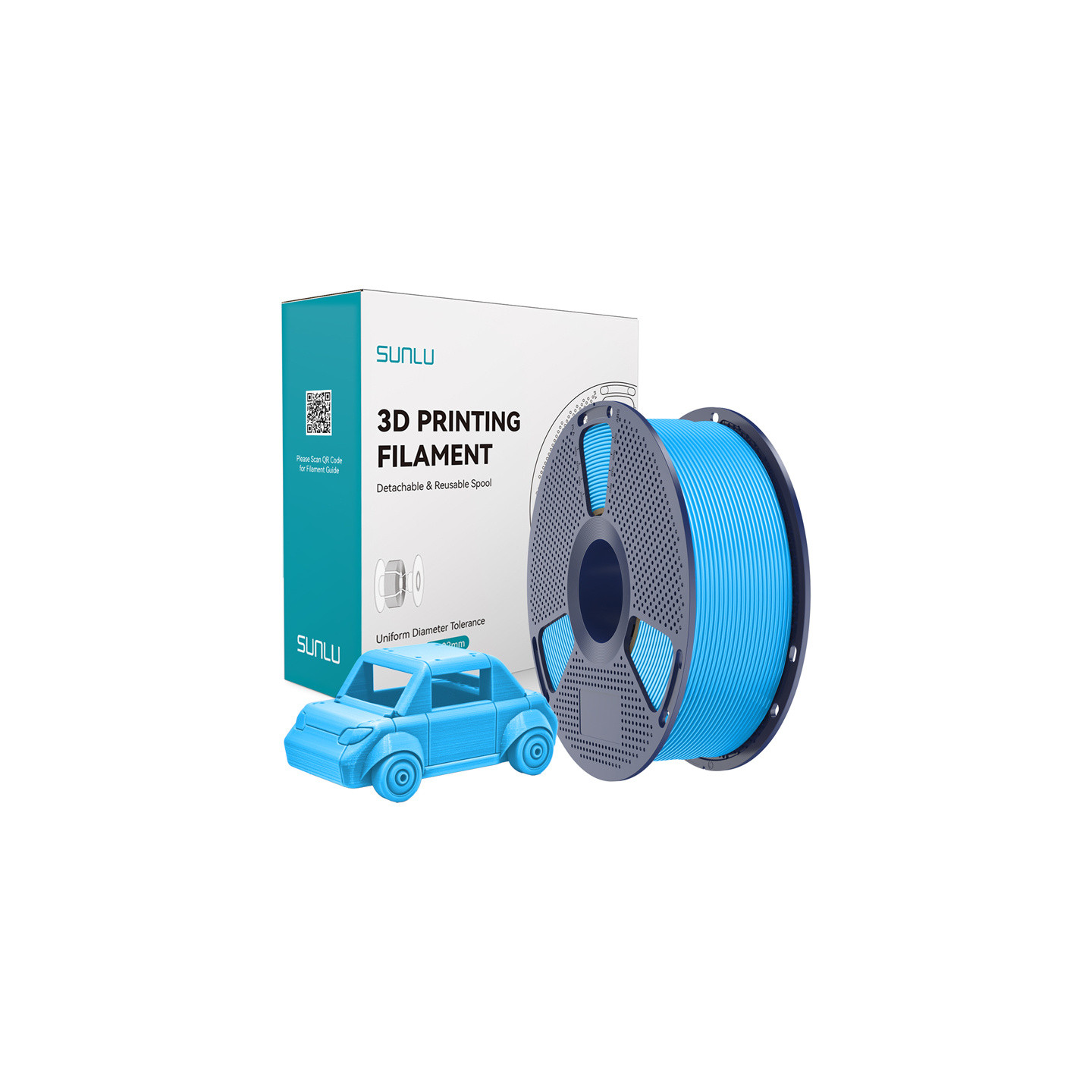 Sunlu PETG Filament (Cyan)
