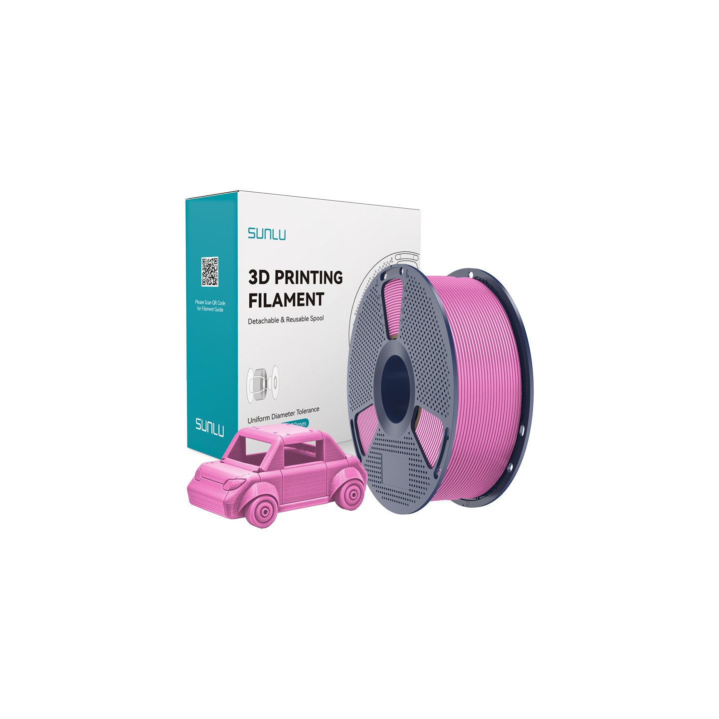 Sunlu PETG Filament (Pink)