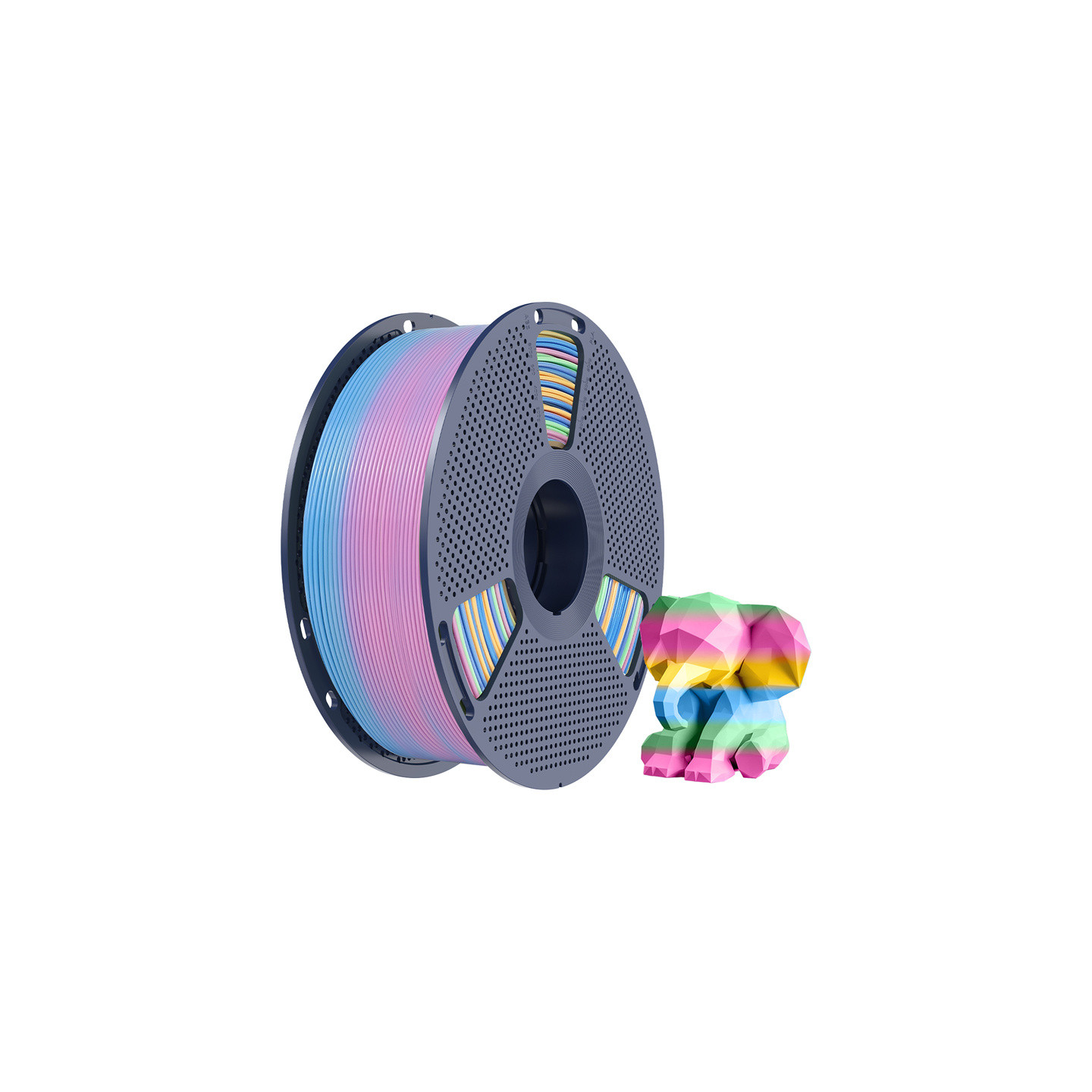 Sunlu PLA Filament (Rainbow) 04
