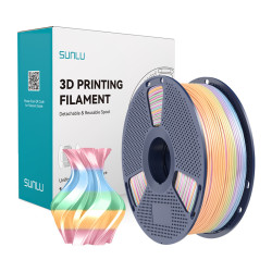 View product Sunlu PLA+ Silk Filament (Rainbow) 04