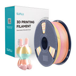 View product Sunlu PLA+ Silk Filament (Rainbow) 05