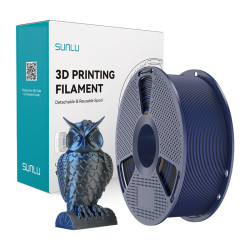 View product Sunlu PLA+ Silk Dual Color Filament (Black and Blue)