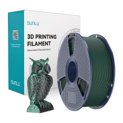View product Sunlu PLA+ Silk Dual Color Filament (Black and Green)