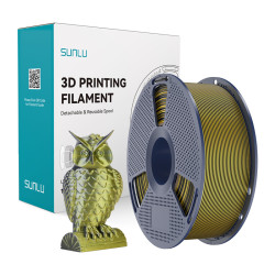 View product Sunlu PLA+ Silk Dual Color Filament (Black and Gold)