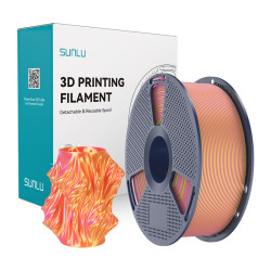 View product Sunlu PLA+ Silk Dual Color Filament (Pink and Gold)