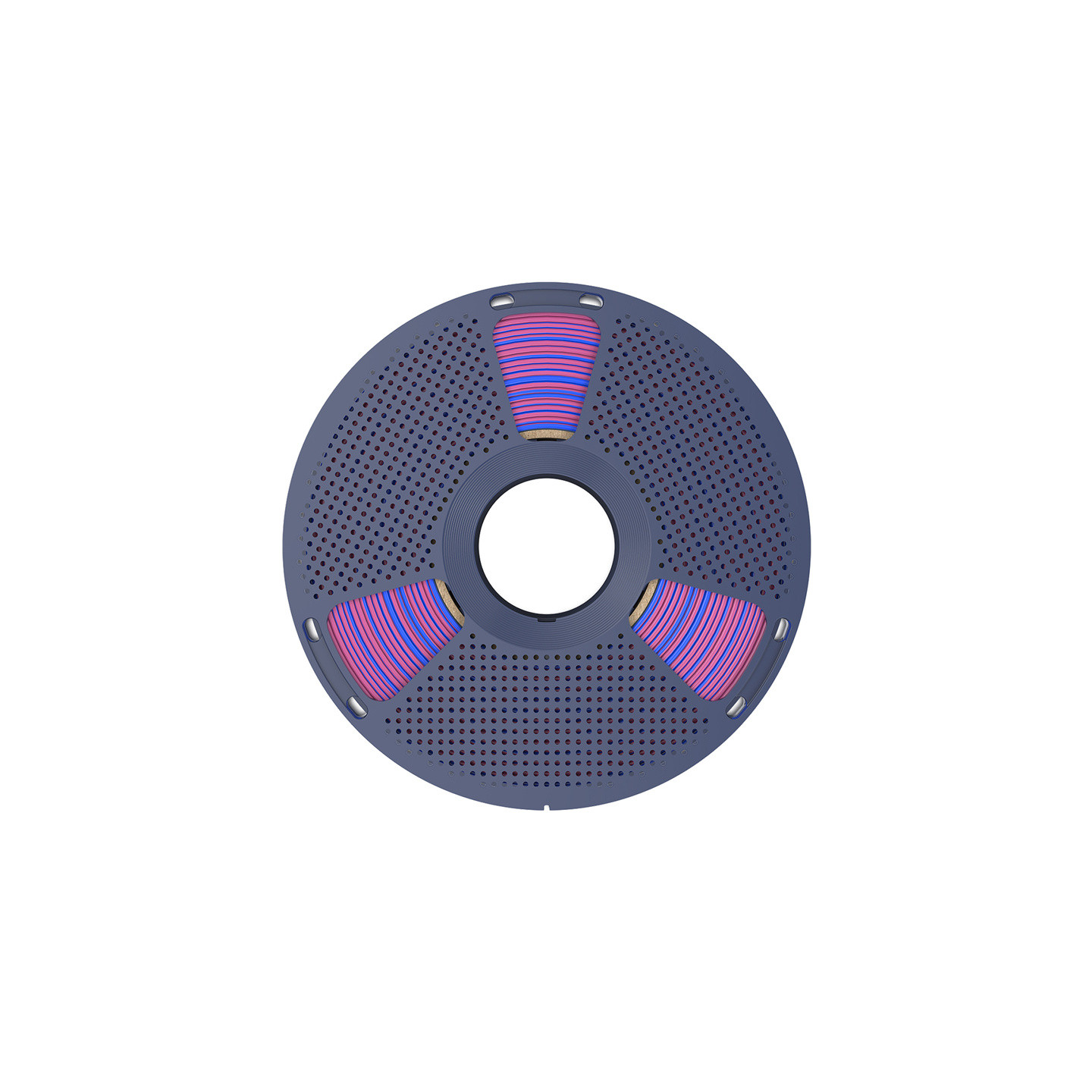 Sunlu PLA+ Silk Dual Color Filament (Red and Blue)