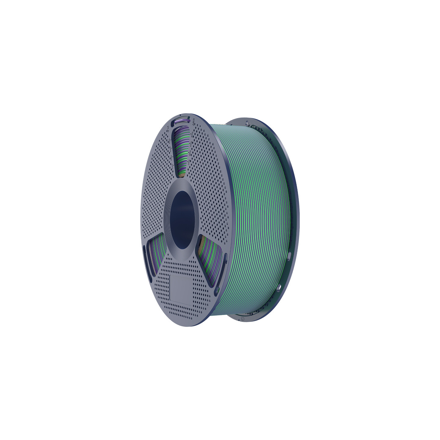 Sunlu PLA+ Silk Dual Color Filament (green and purple)