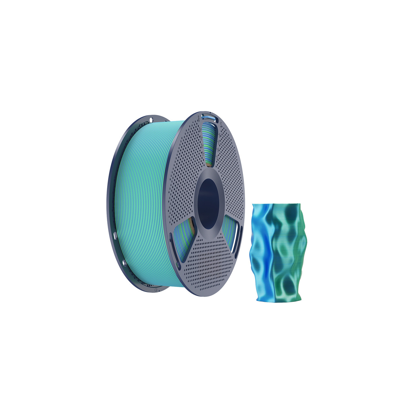 Sunlu PLA+ Silk Dual Color Filament (blue-green)