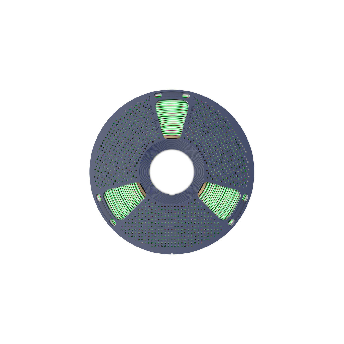Sunlu PLA+ Silk Tri-Color Filament (blue-green-purple)