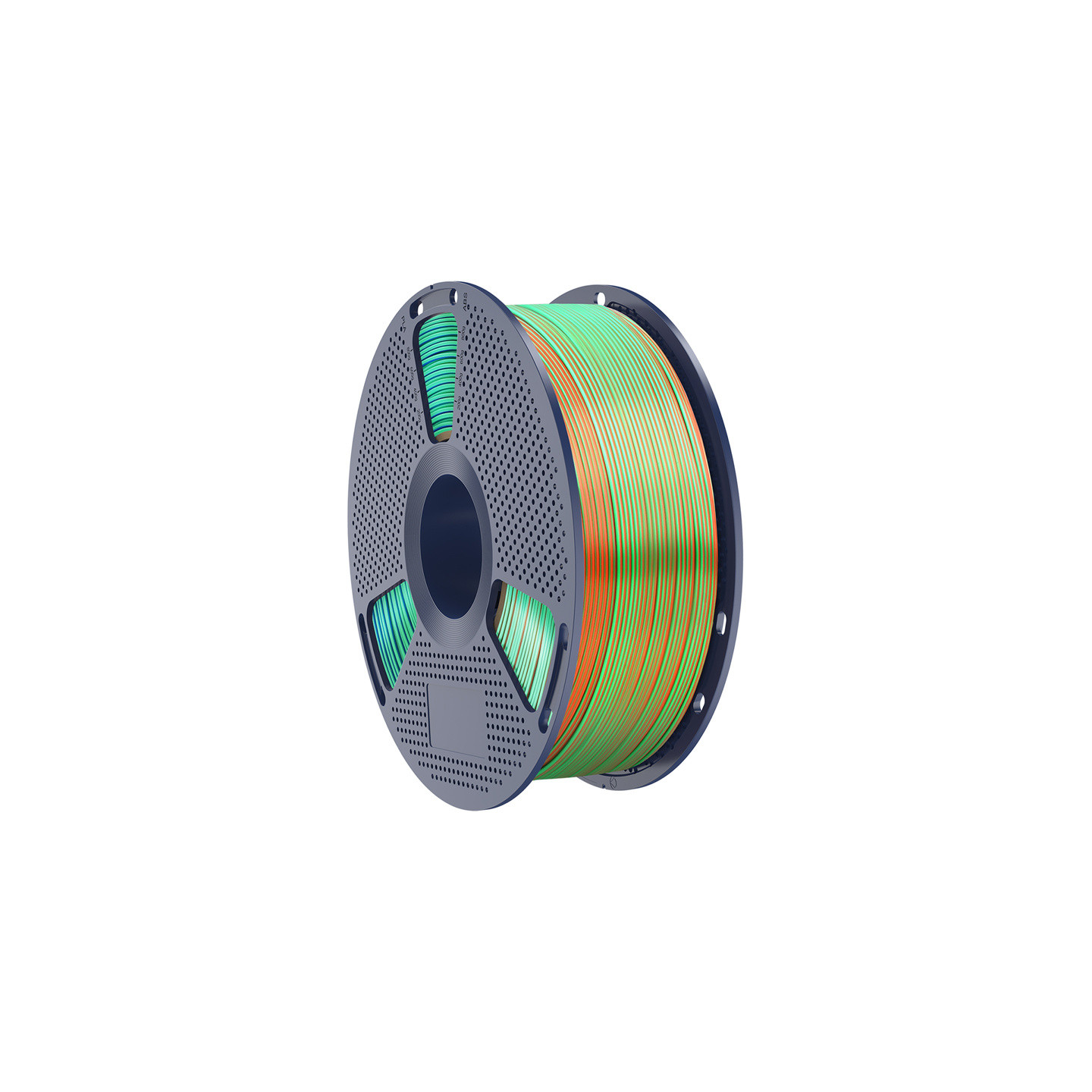Sunlu PLA+ Silk Tri-Color Filament (orange, blue, and green)