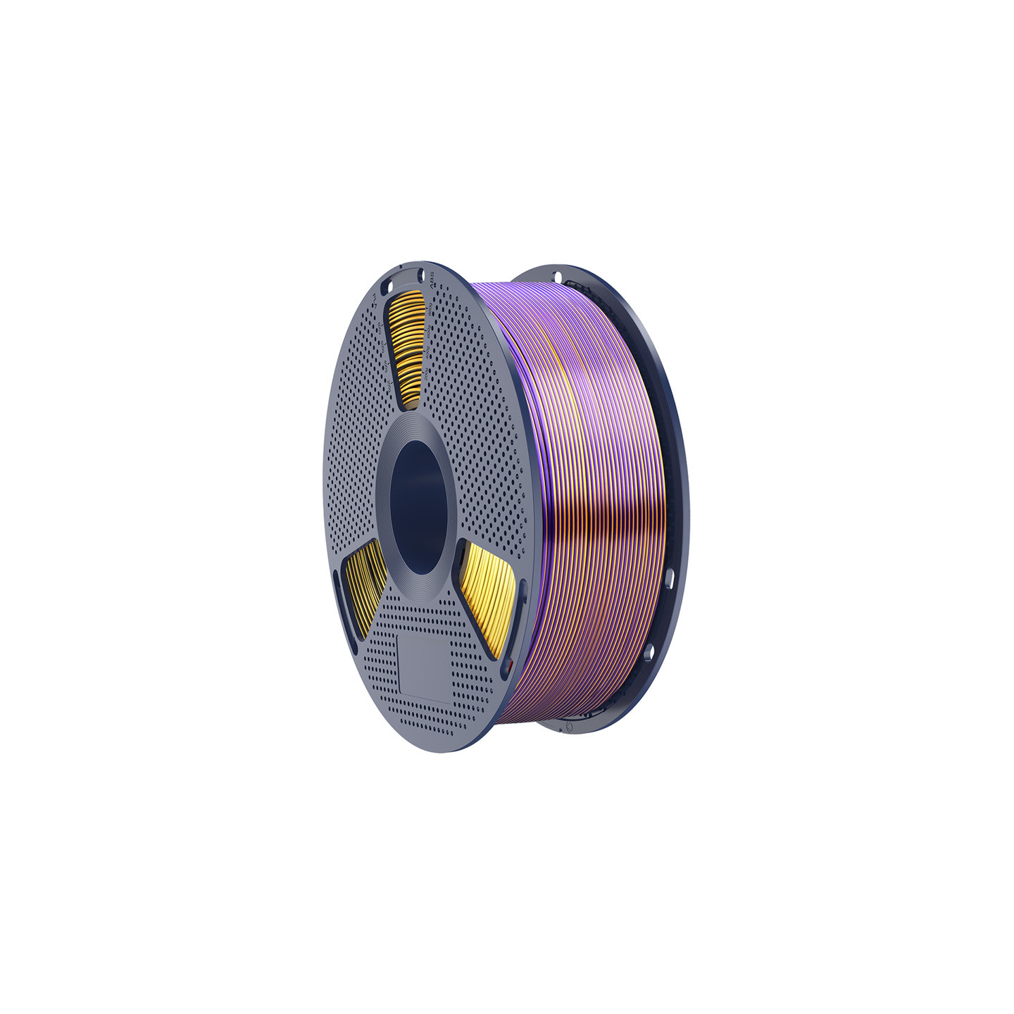 Sunlu PLA+ Silk Tri-Color Filament (Black, Gold, and Purple)