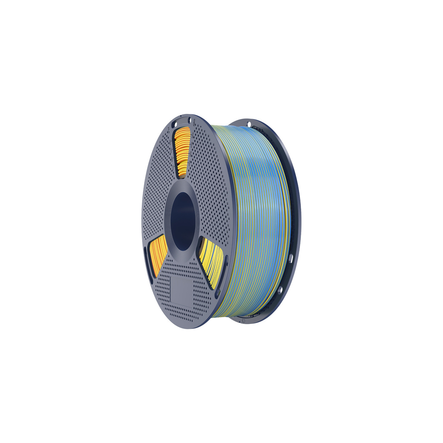 Sunlu PLA+ Silk Forth-Color Filament (blue-purple-orange-yellow)