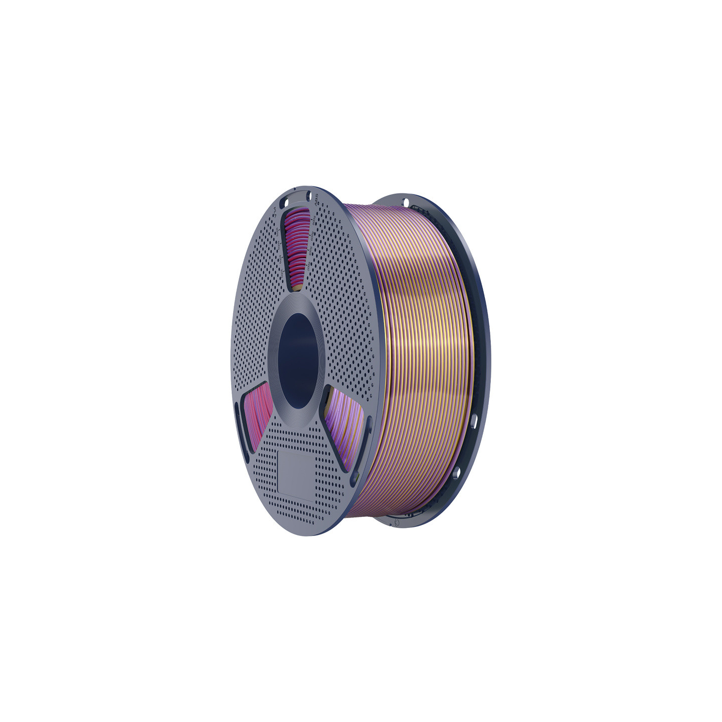 Sunlu PLA+ Silk Forth-Color Filament (blue-purple-red-gold)