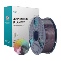 View product Sunlu PLA+ Silk Forth-Color Filament (red-yellow-green-black)