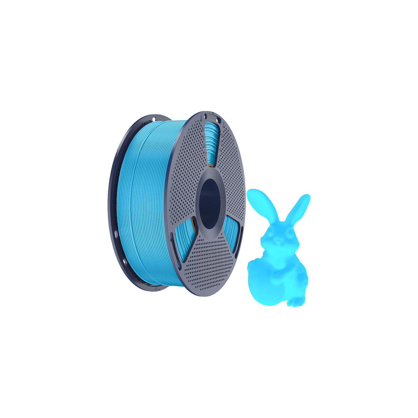 Filament Sunlu PLA Glow In The Dark (niebieski)