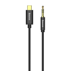 View product Baseus Yiven Audio cable USB-C to mini jack 3,5mm, 1.2m (Black)