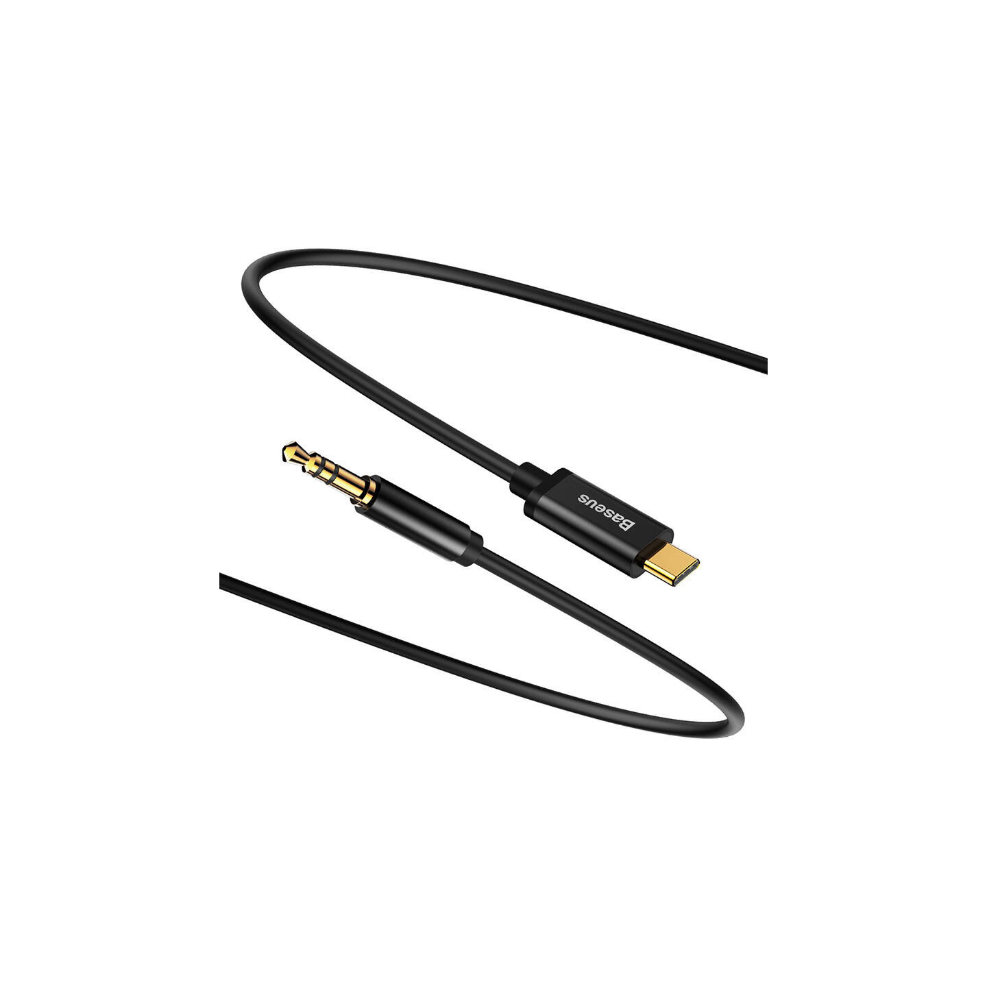 Baseus Yiven Audio cable USB-C to mini jack 3,5mm, 1.2m (Black)