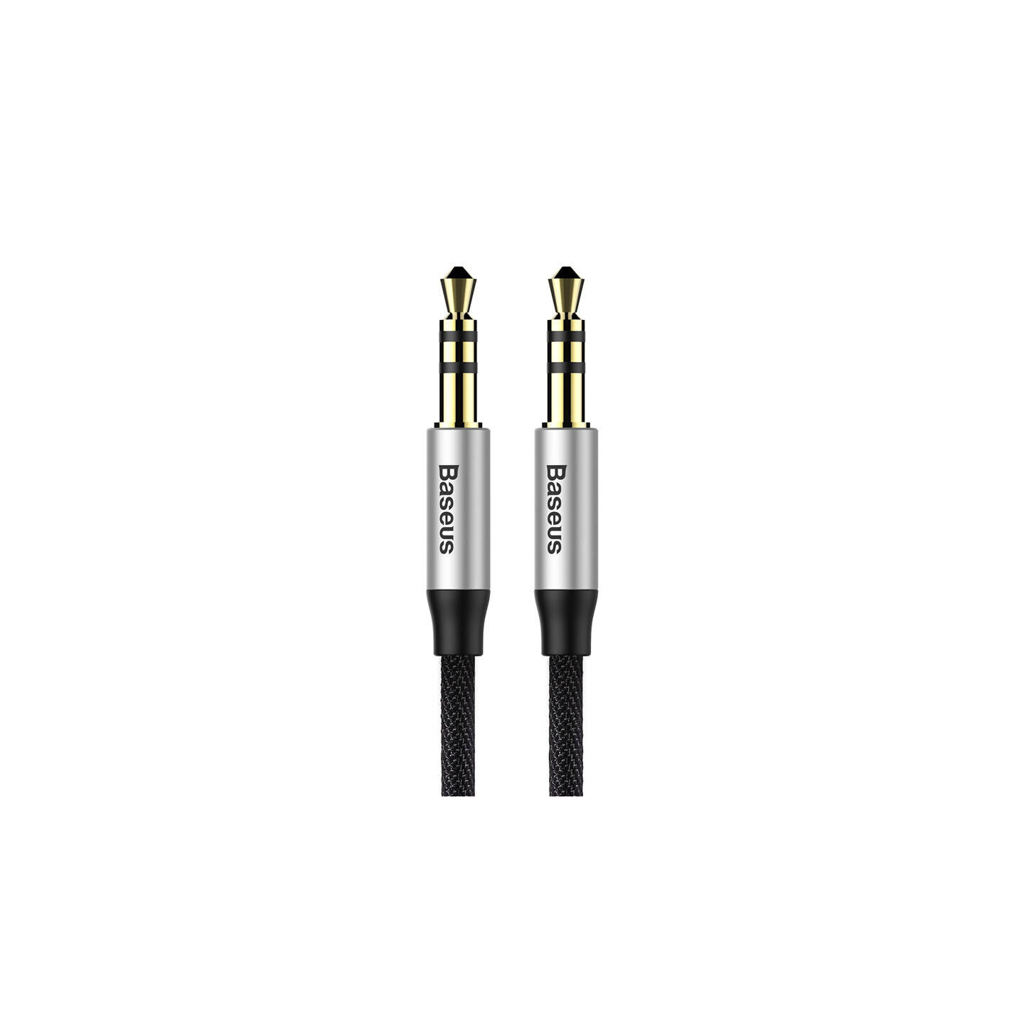 Baseus Yiven Audio Cable Cable 3.5 male Audio M30 1.5M Silver+ Black
