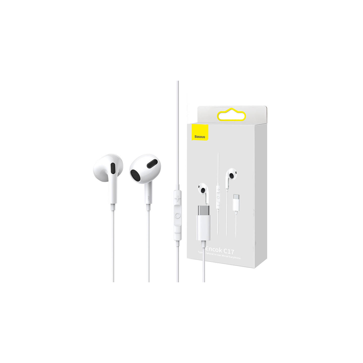Baseus Encok C17 Earphones (white)
