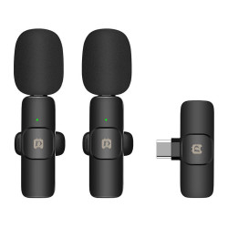 View product Wireless microphone Puluz PU3151B Lavalier Type C
