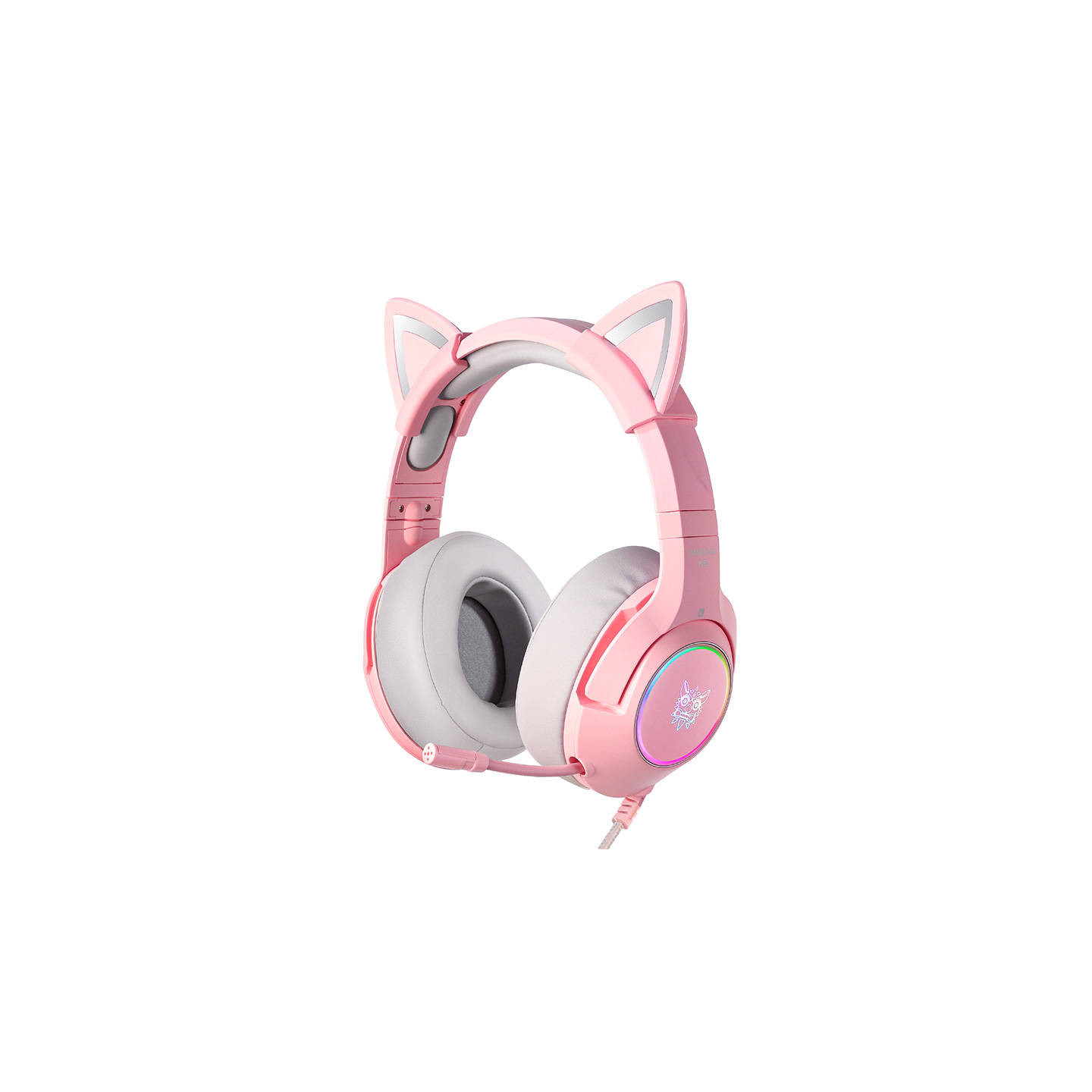 ONIKUMA K9 Pink RGB Gaming Headphones