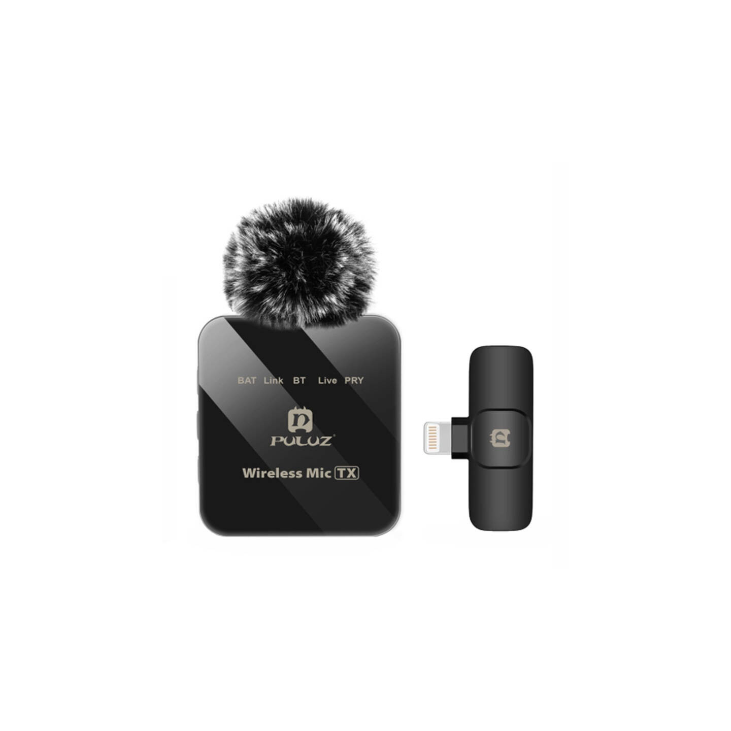 Wireless Lavalier Microphone PULUZ PU647B (lightning)
