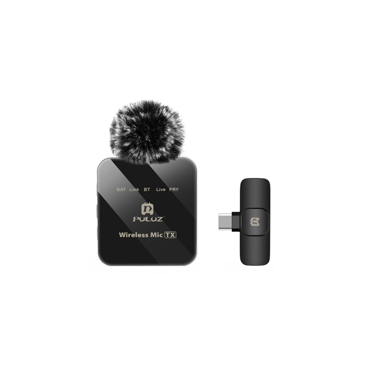 Wireless Lavalier Microphone PULUZ PU648B (USB-C)