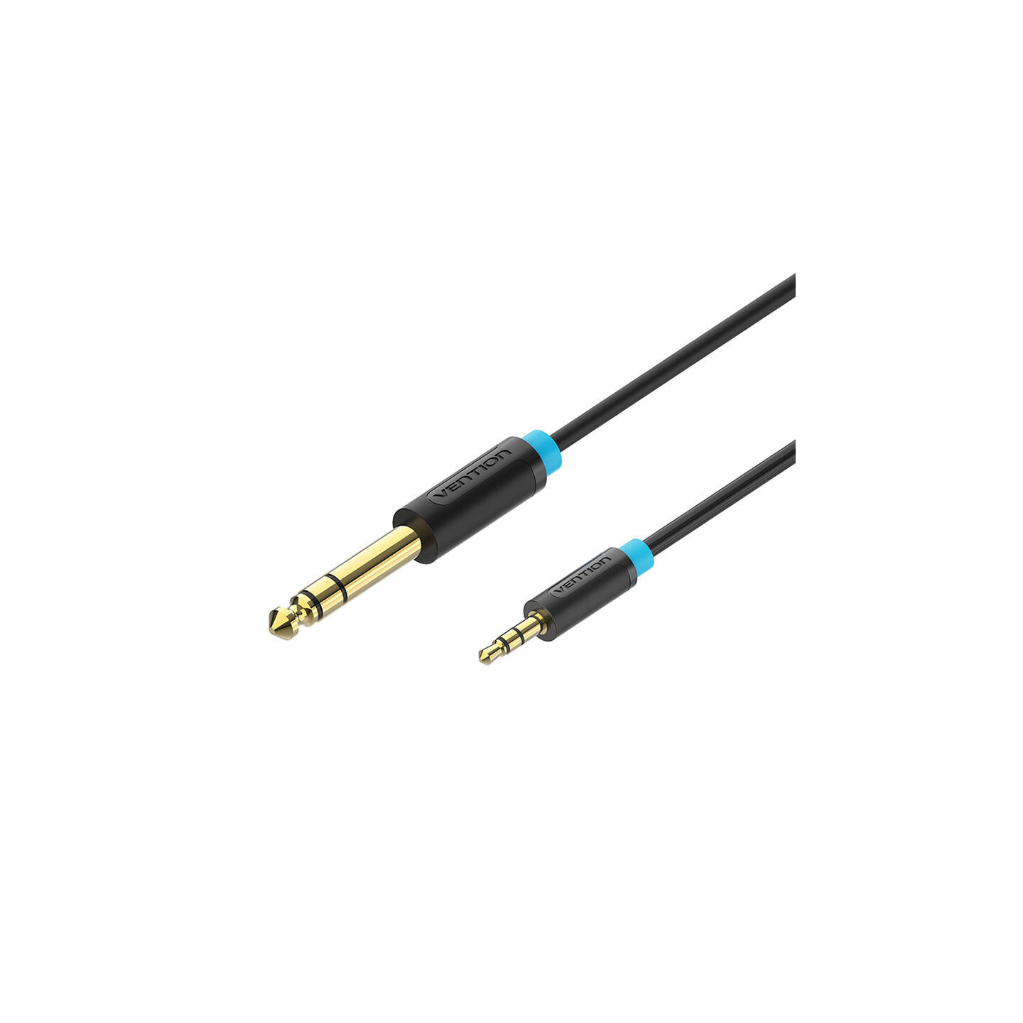 Audio Cable TRS 3.5mm to 6.35mm Vention BABBG 1,5m, Black