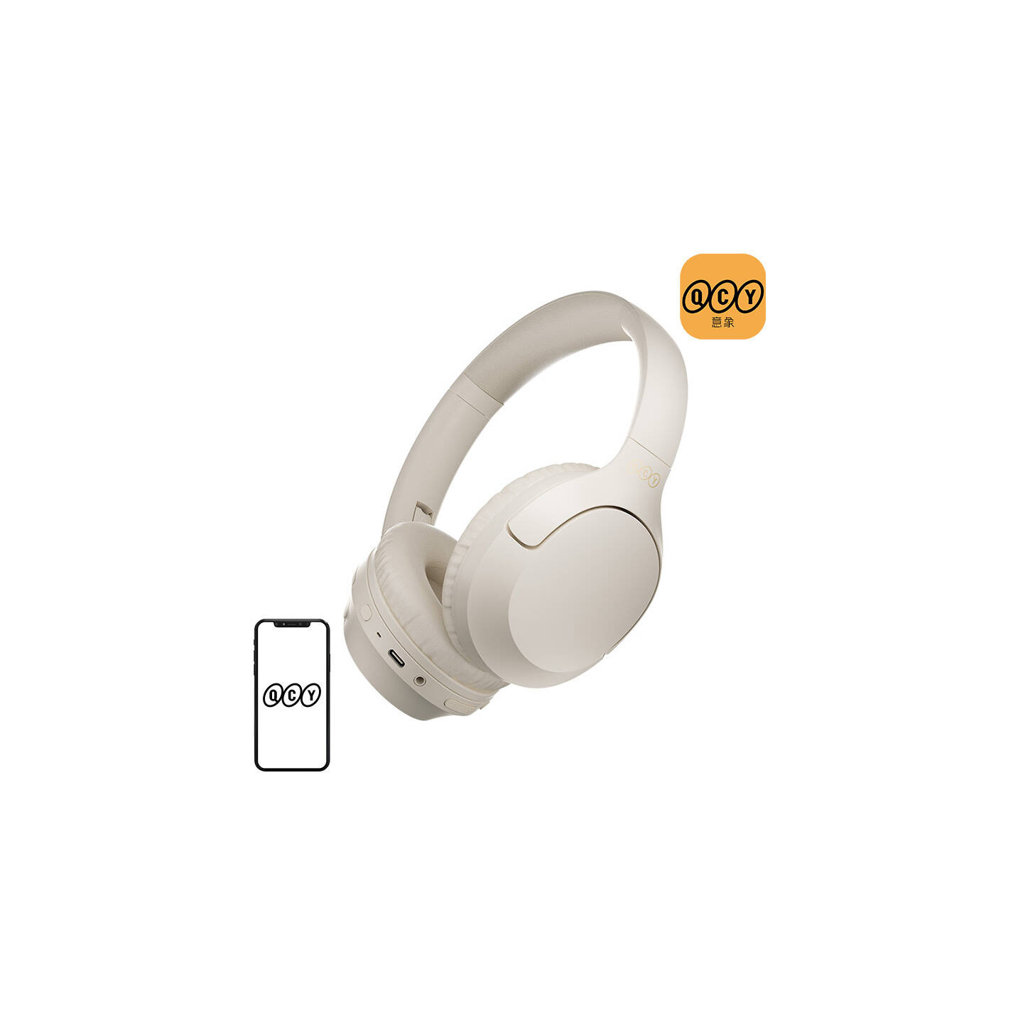 Wireless Headphones QCY H2 PRO (white)