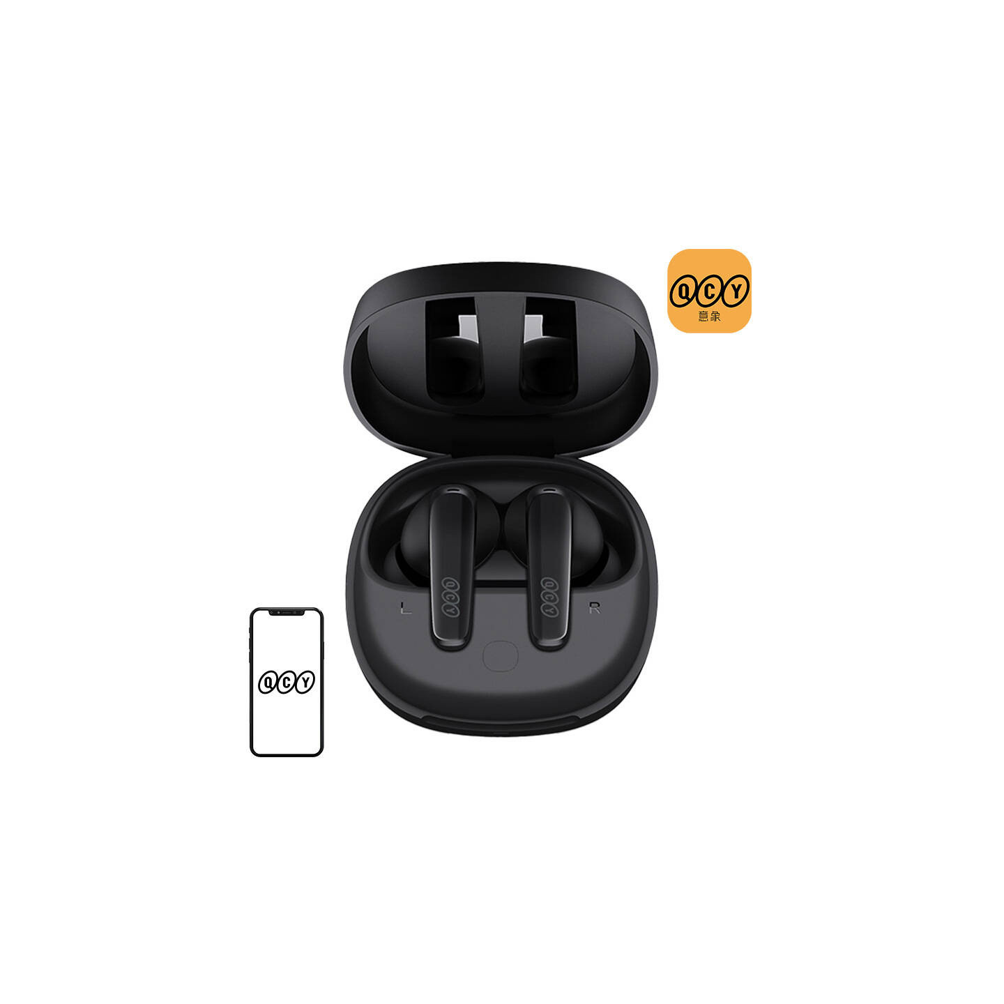 Wireless Earphones TWS QCY T13x (black)