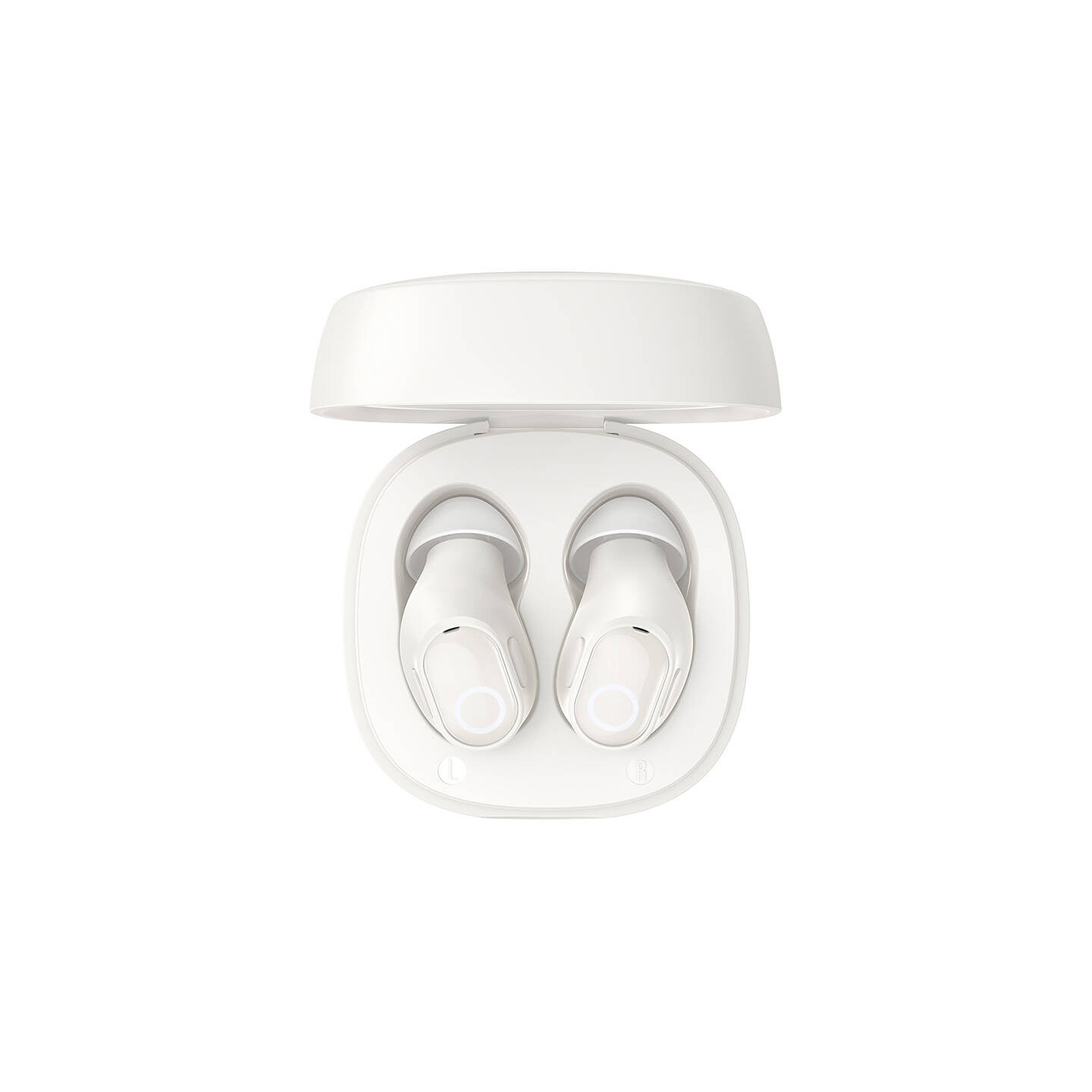 Wireless headphones Baseus Bowie WM02 TWS, Bluetooth 5.0 (white) OS