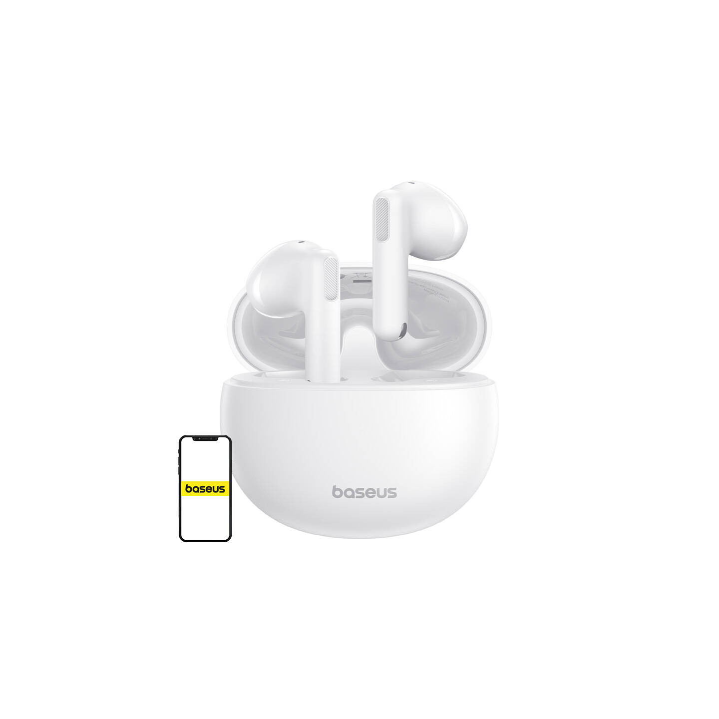 Earphones TWS Baseus Bowie E12 (white)