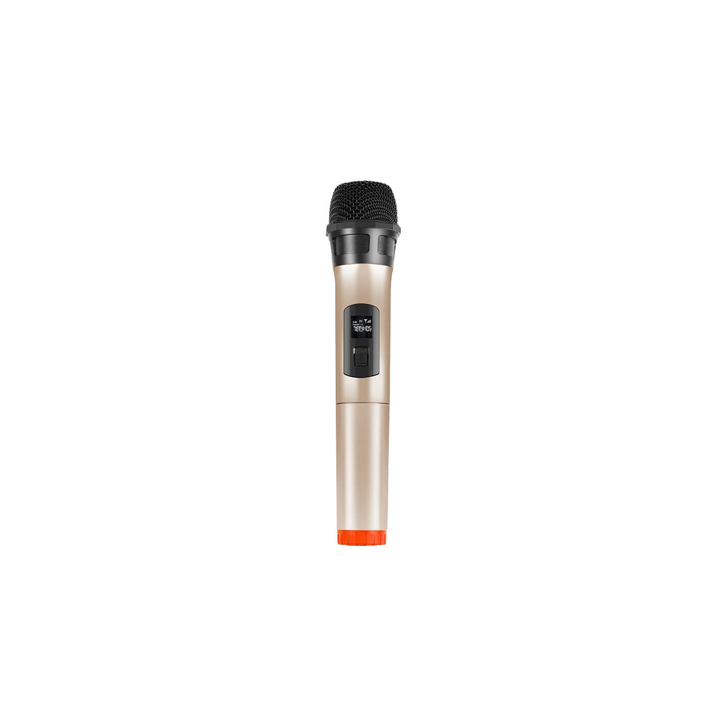 Wireless dynamic microphone UHF PULUZ PU628J 3.5mm (gold)