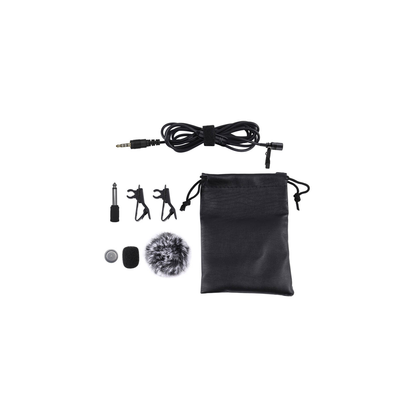 Microphone with a clip PULUZ 3.5mm Jack 6m