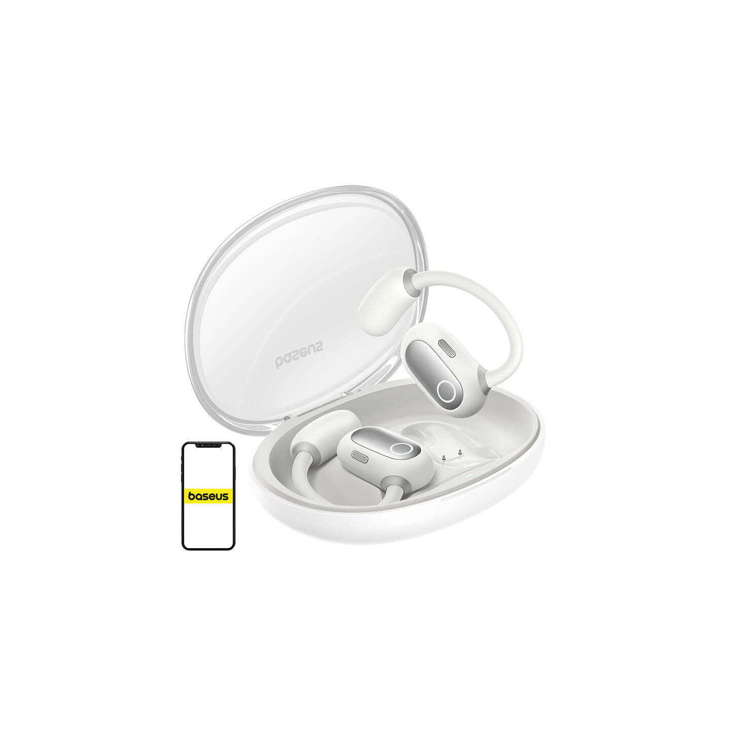Earphones TWS Baseus Eli Sport 1, (white)