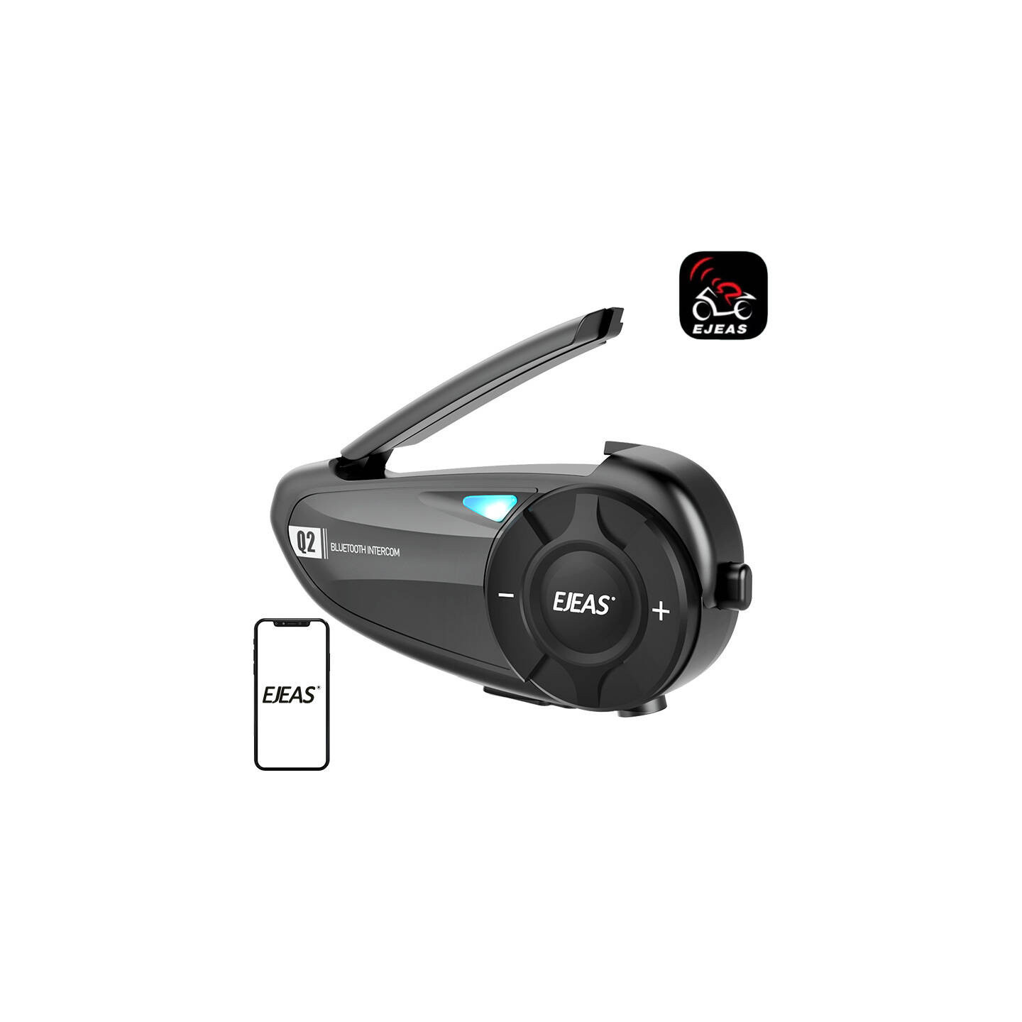 EJEAS Q2 motorcycle intercom