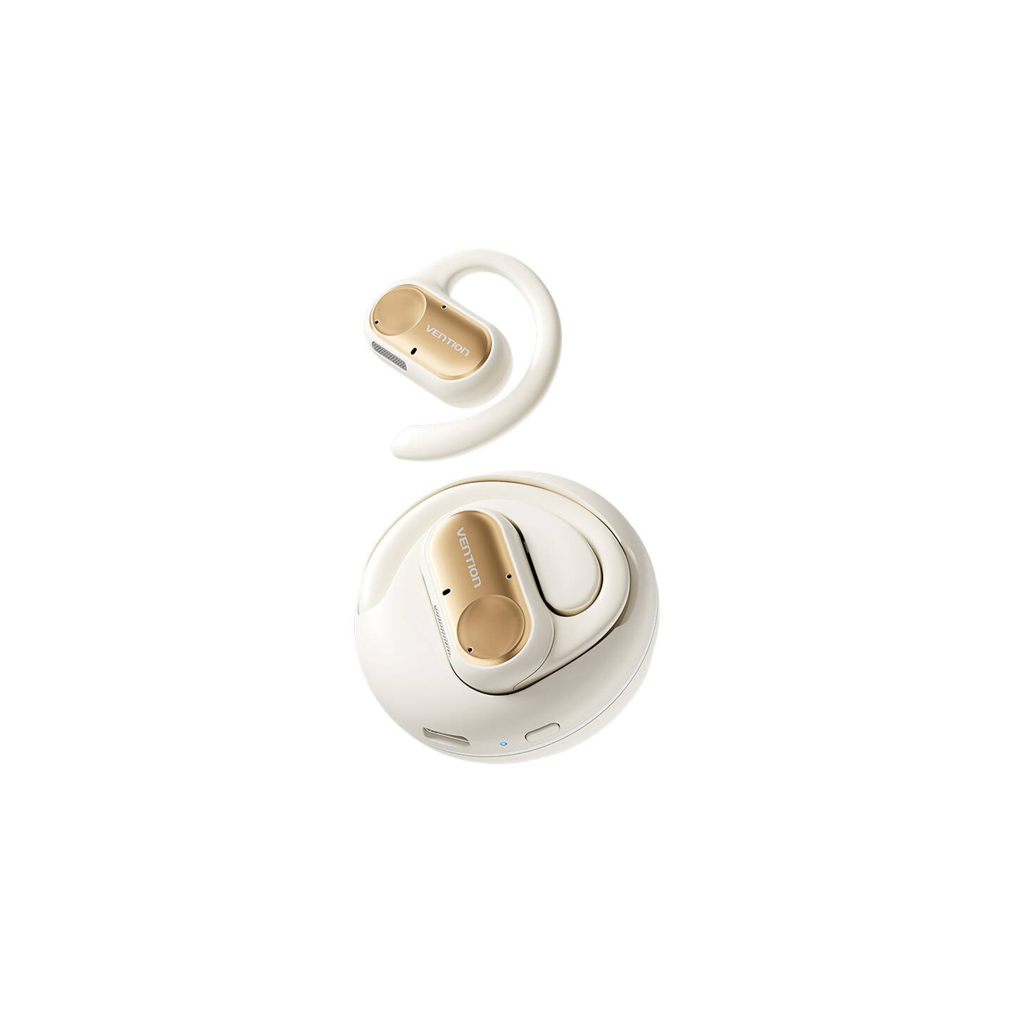 Wireless headphones, Vention, NBPN0, OpenBeat O11 (beige)