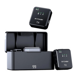 View product BlitzWolf Wireless Microphone, BW-SX63, 1000mAh (black)