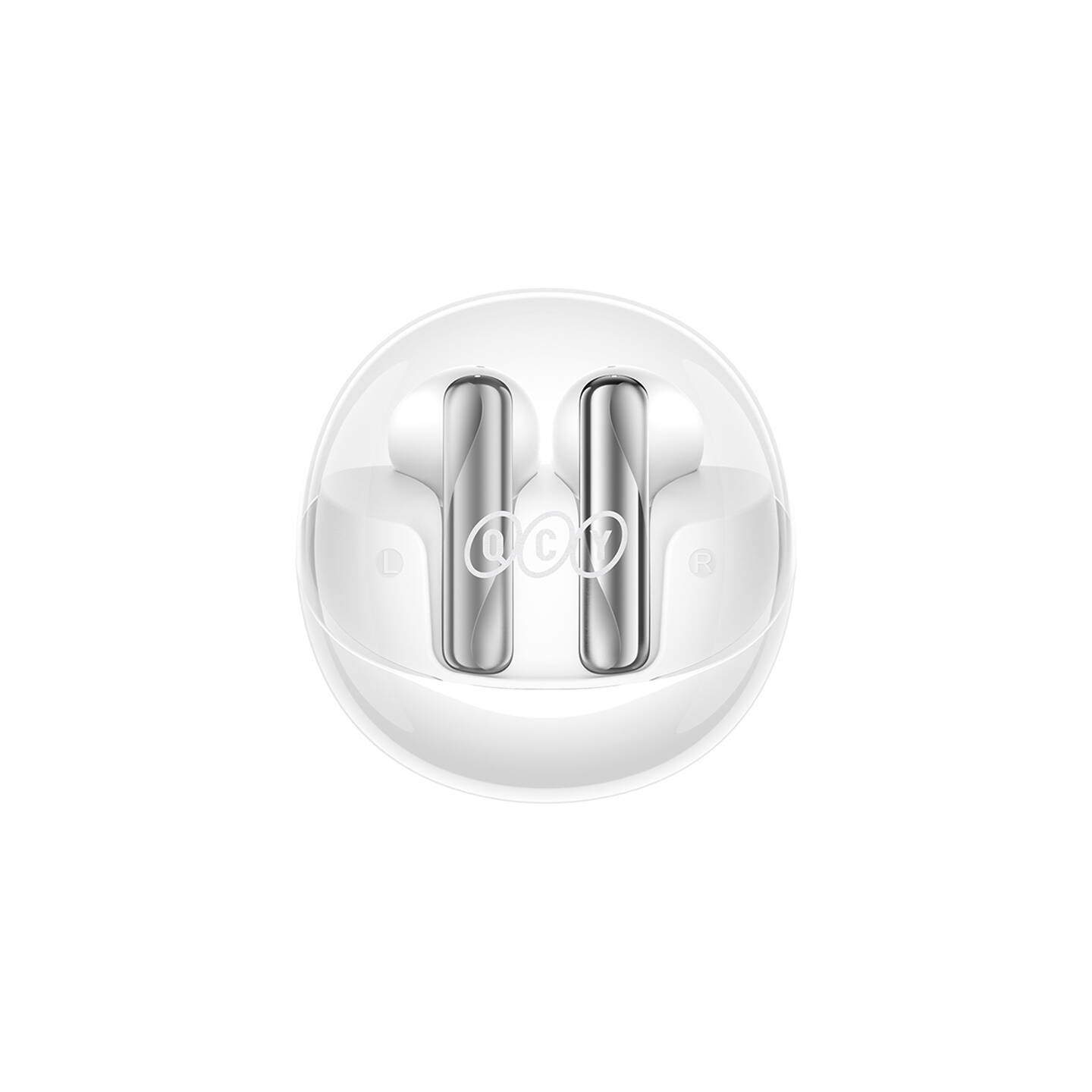 TWS QCY AilyBuds Clear T32 Headphones (white)