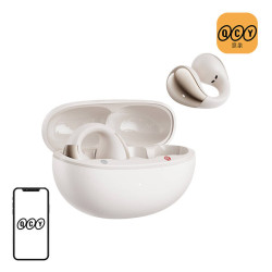 View product QCY Crossky Clip C30 headphones (white)