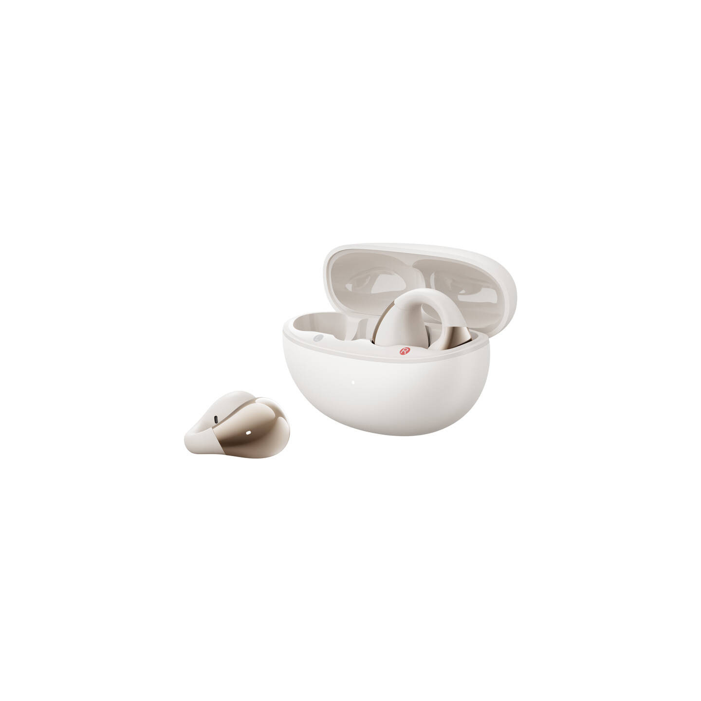 QCY Crossky Clip C30 headphones (white)