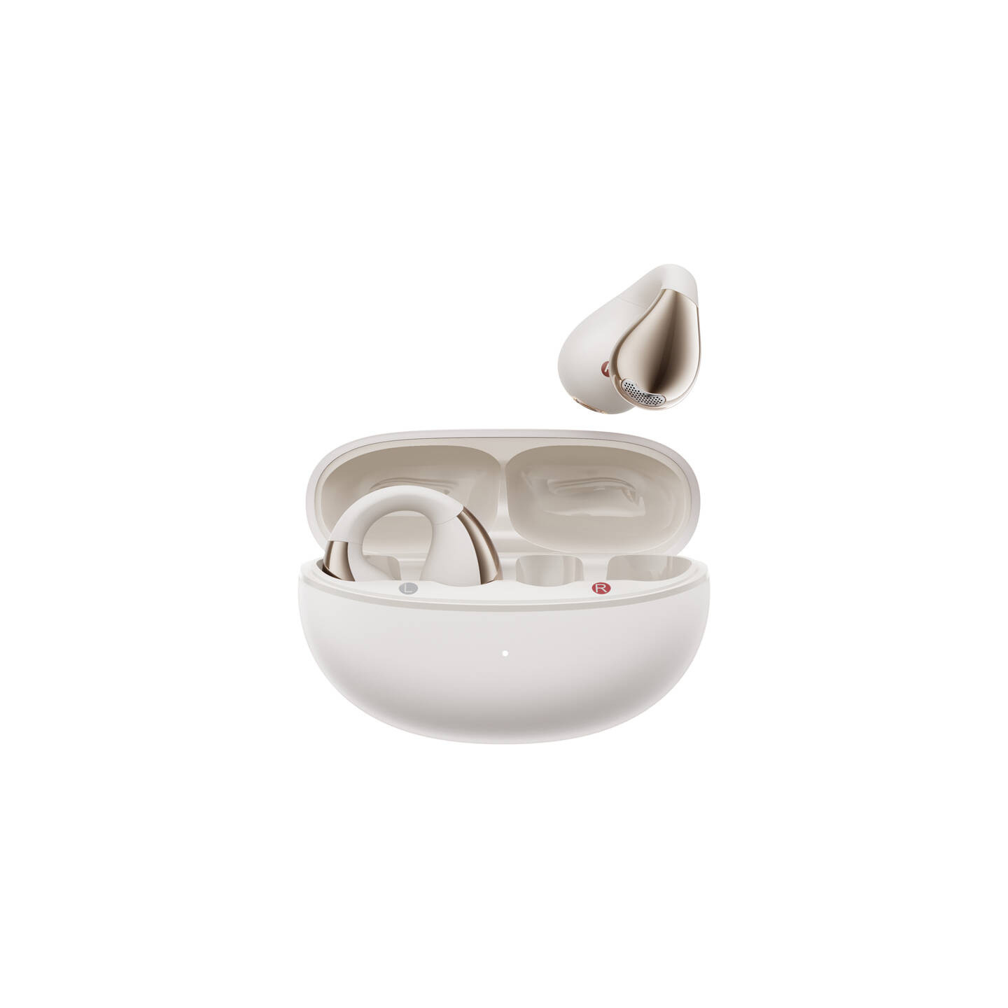 QCY Crossky Clip C30 headphones (white)