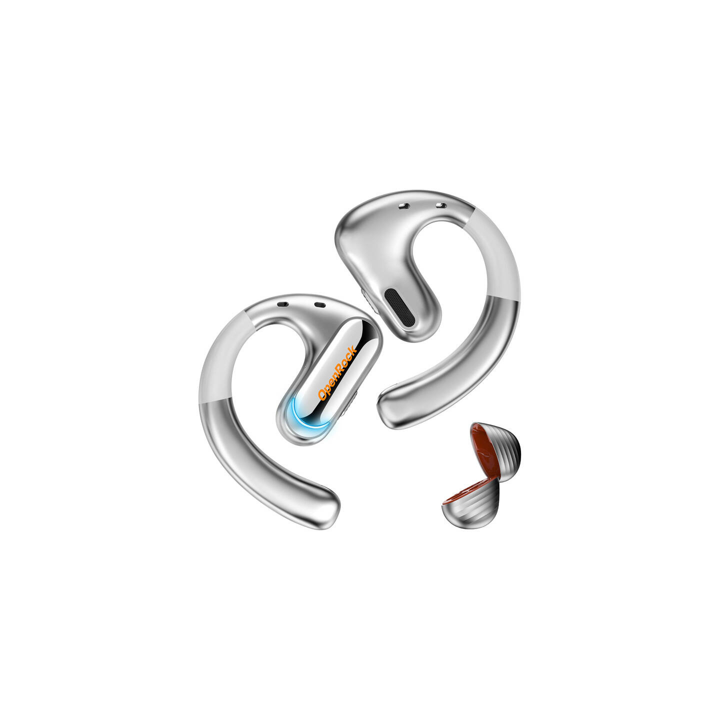 OWS OneOdio OpenRock Pro Wireless Headphones (silver)
