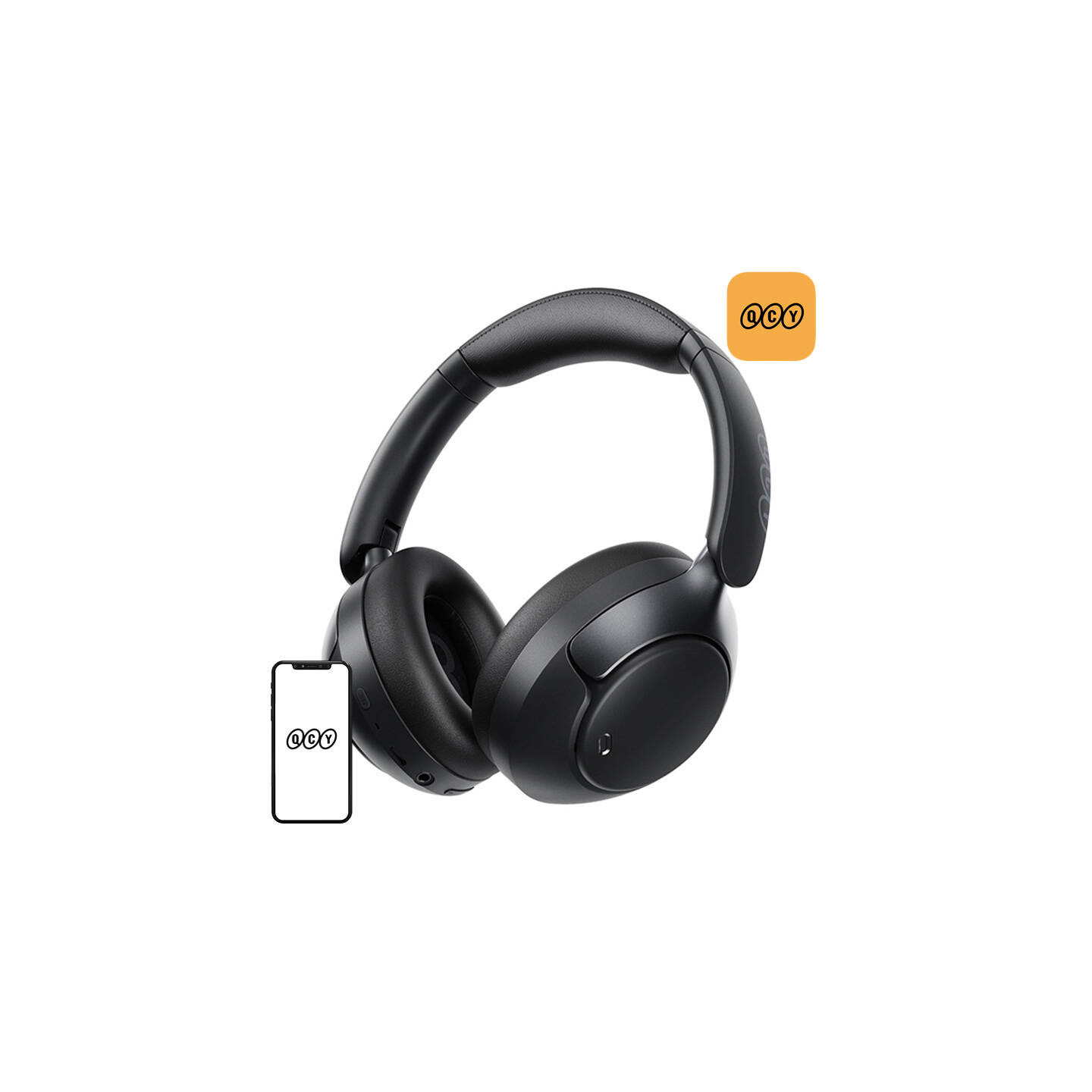 QCY H3 pro ANC wireless headphones (black)