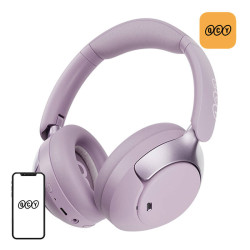 View product QCY H3 pro ANC wireless headphones (purple)